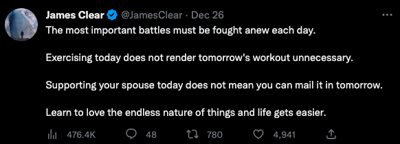 James Clear on change your life